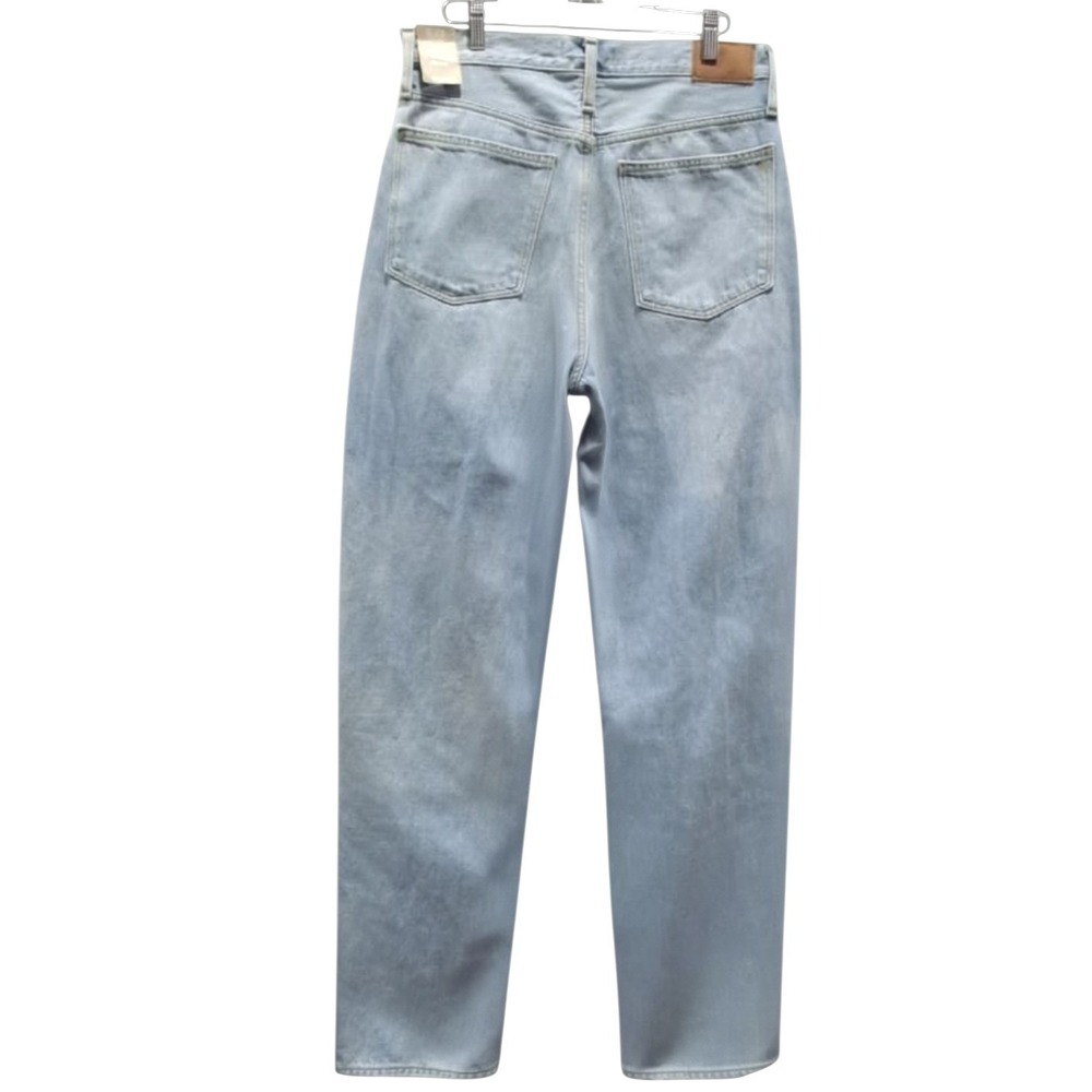 Madewell Baggy Straight Jeans Womens 28 Berteau Wash High Rise Denim